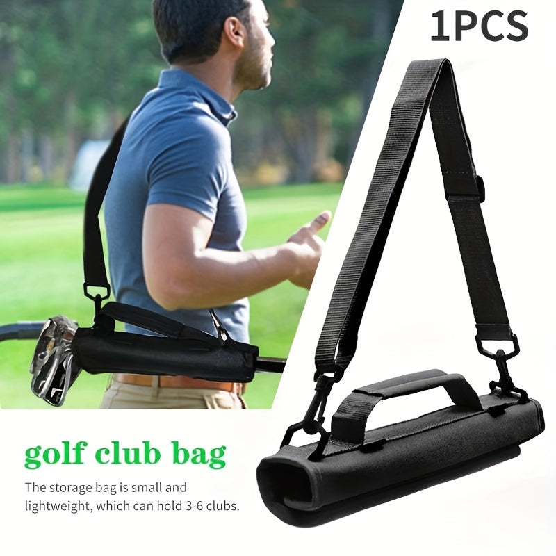 Portable Golf Club Bag Lightweight Training Case with Shoulder Straps