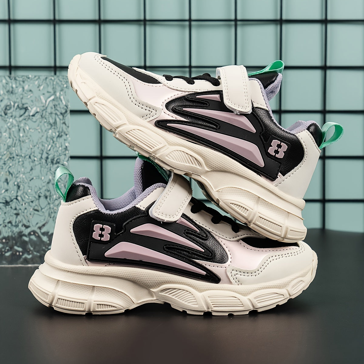 Girl's Chunky Shoes Soft Sole Sneakers For Kids