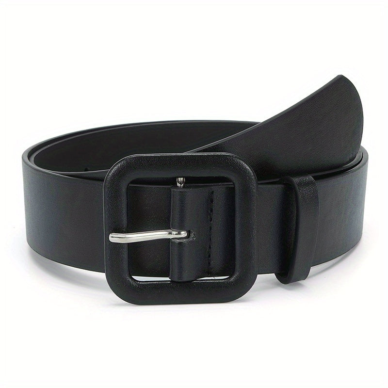 Stylish Square Buckle Candy Belt for Women