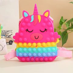 Unicorn Shaped Silicone Backpack for Kids