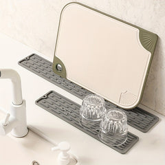 Silicone Dish Drying Mat Eco-Friendly Heat Resistant Kitchen Counter Sink Mat