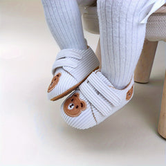 Cartoon Bear Baby Boy Sneakers Lightweight Non Slip Shoes