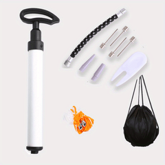 Ball Pump Accessories Set with Storage Bag, Needle - Basketball Volleyball
