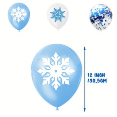 Snowflake Theme Party Decoration Set