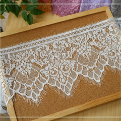 3m x 17cm Eyelash Lace Trim DIY Clothing Dress Accessories