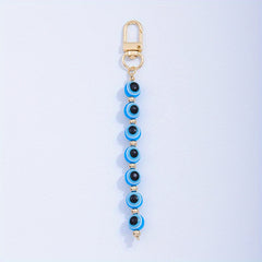 DIY Evil Eyes Lucky Keychain for Woman and Men