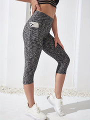High Waist Yoga Leggings with Cell Phone Pocket