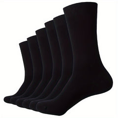 Classic Business Crew Socks for Men and Women - Pack of 10