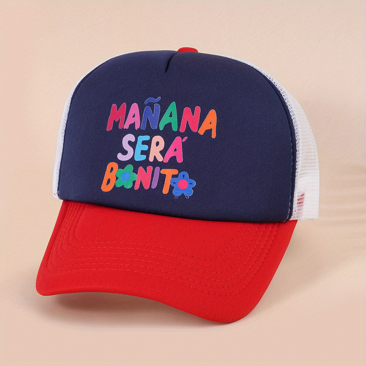 MANANA Y2K Trucker Hat Baseball Cap Mesh Adjustable Dad Hats