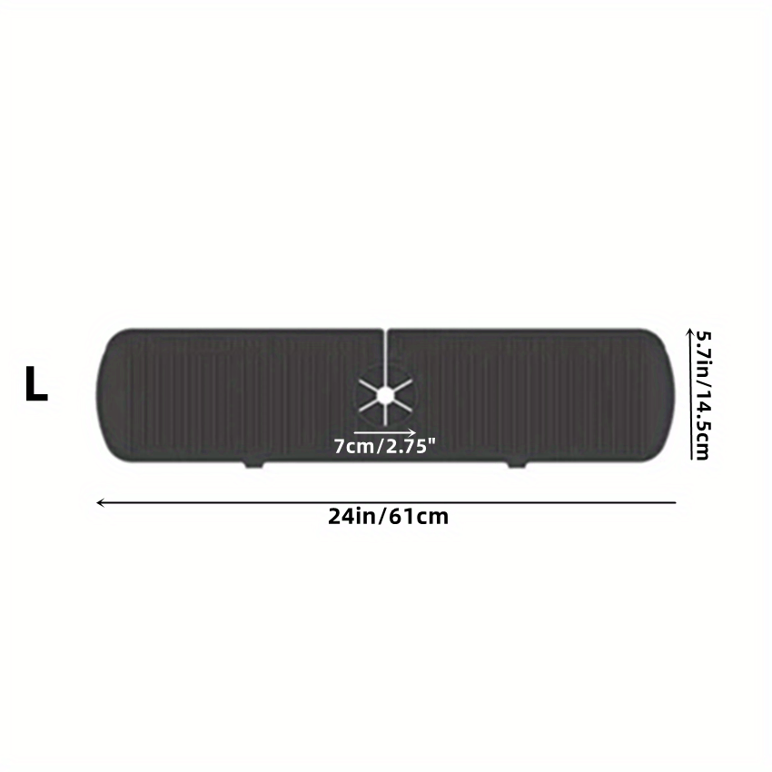 Silicone Table Mat Faucet Sink Splash Guard Kitchen Water Catcher Cover