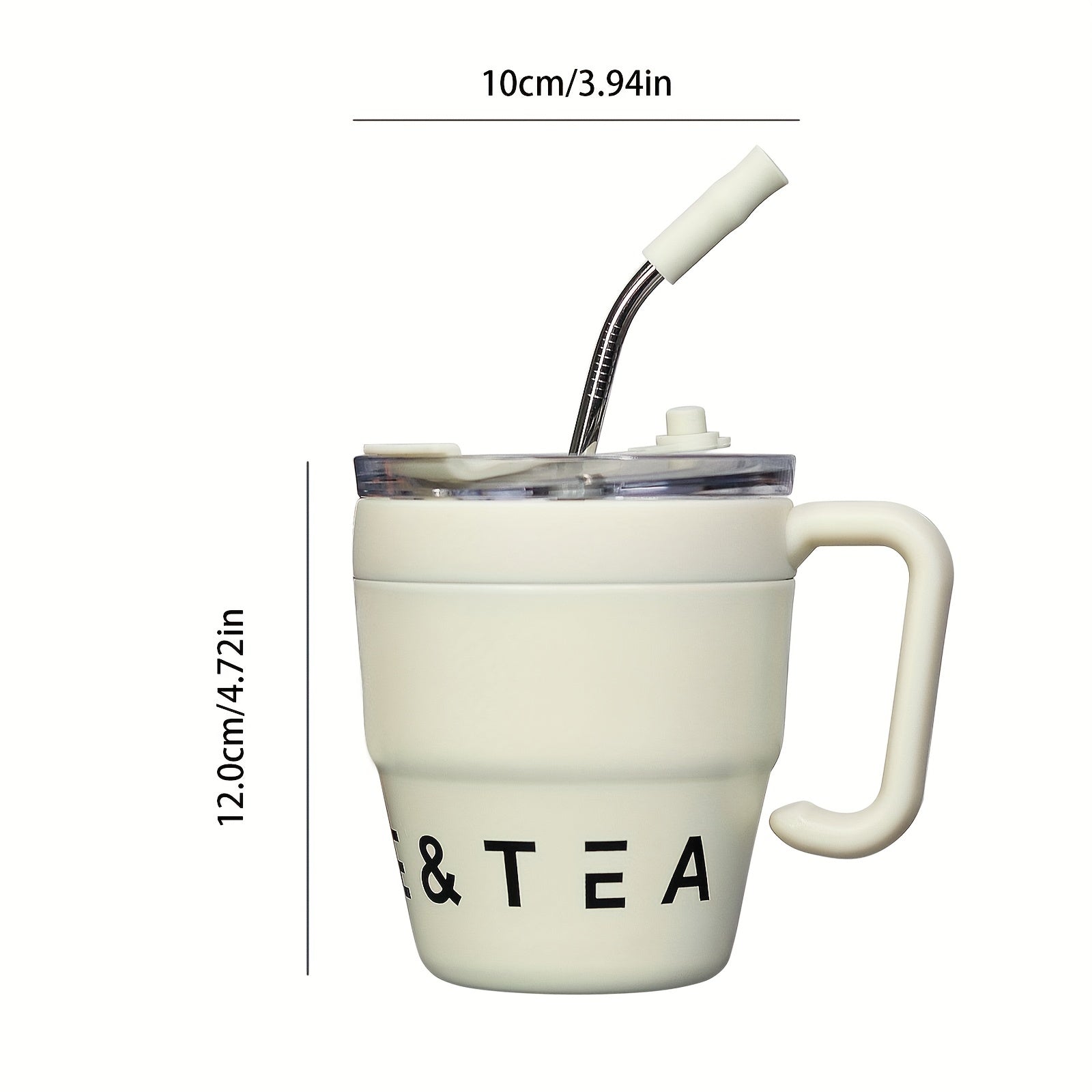 16oz Portable Coffee Cup Stainless Steel Insulated Mug
