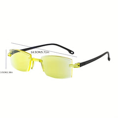 Men's Night Vision Glasses Anti Glare Reading Glasses