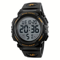 Sports Electronic Watch Timing Alarm Clock Waterproof