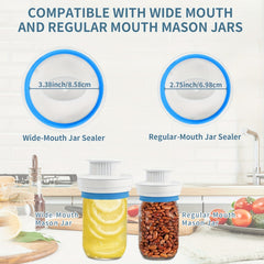 Food Saver Vacuum Sealer Jar Sealer Kit for Canning, Regular & Wide Mouth Jars
