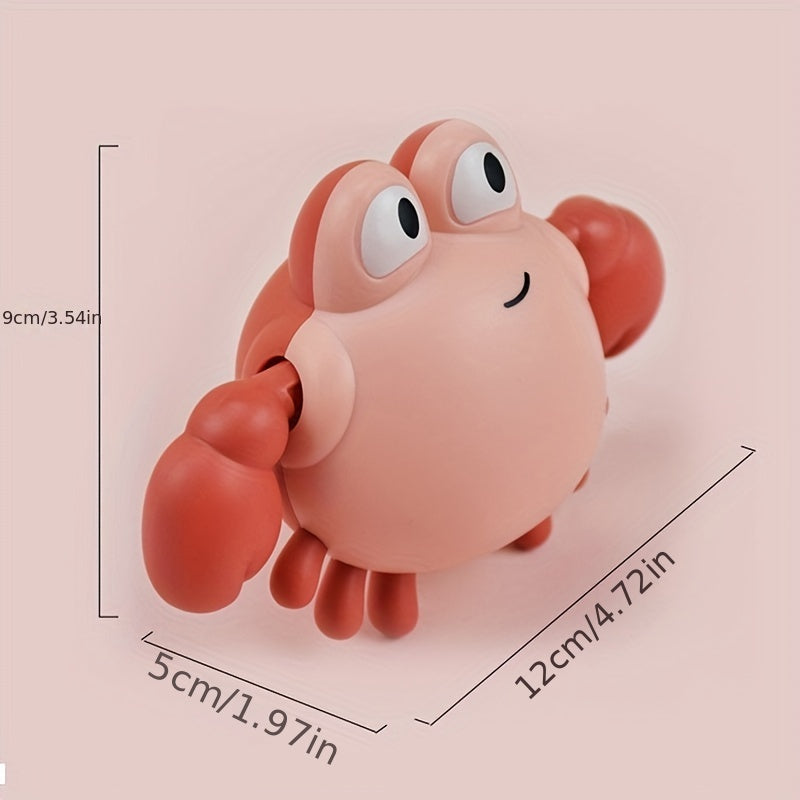 Crab Water Toys for Kids Bathtub Play 2 Cartoon Crabs Red Plastic