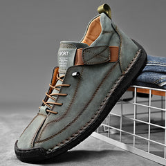Men's Casual Lace-up Sneakers High-Top Walking Shoes