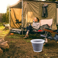 1pc Foldable Fishing Barrel 5L 1 32gal Collapsible Bucket