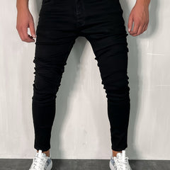Raw Trim Denim Shorts Mens Casual Mid Stretch Denim Shorts