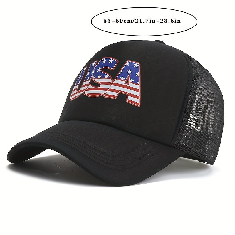 Breathable Mesh Hole Baseball Cap Unisex Hip Hop Cap Sun Protection Hat