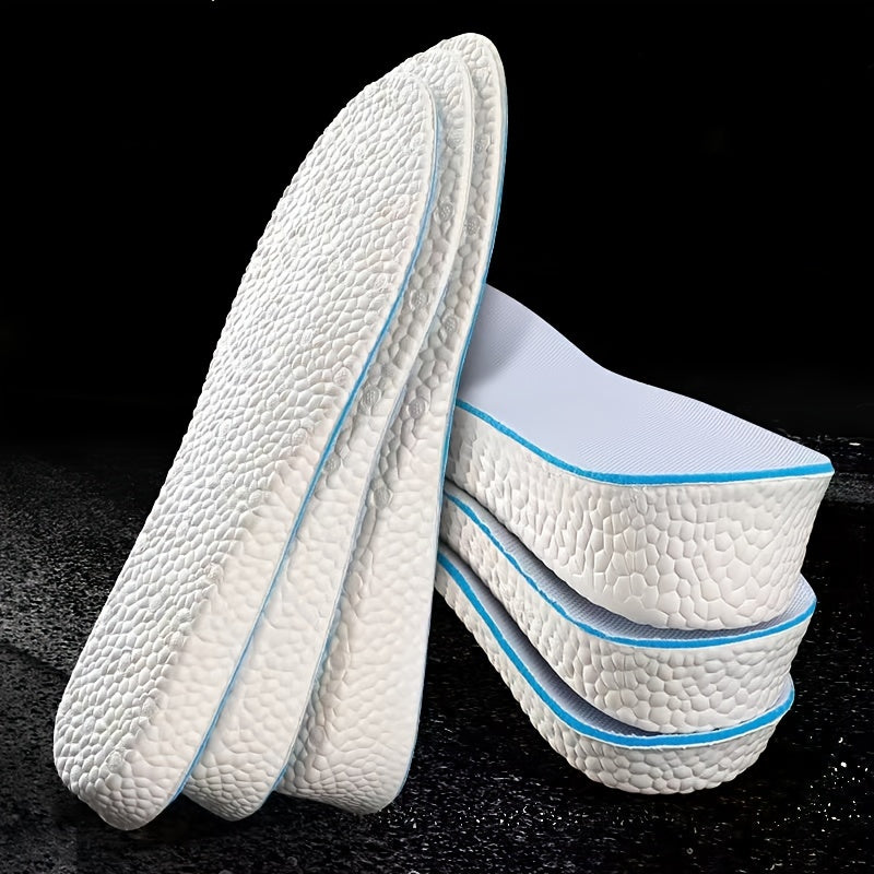 Height Increased Popcorn Memory Foam Insoles for Men Women