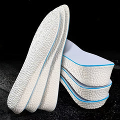Height Increased Popcorn Memory Foam Insoles for Men Women