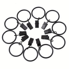 10pcs DIY Curtain Clip Set Shower Curtain Hook Roller Ball Hook