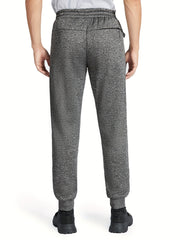 Men's Drawstring Fleece Sweatpants for Autumn Winter