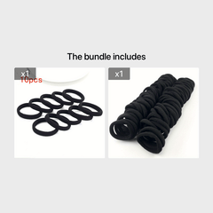 50pcs Elastic Hair Ties Hair Accessories Girls Holiday Gift
