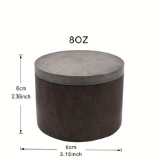 12pcs 8oz Retro Candle Tins With Lids - Arts Crafts Storage More