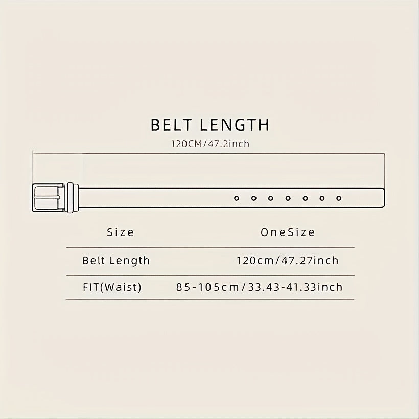 Men's Retro Bull Head Buckle Belt Casual Business Accessory