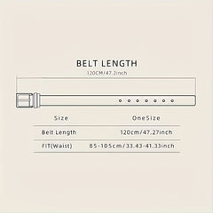 Men's Retro Bull Head Buckle Belt Casual Business Accessory