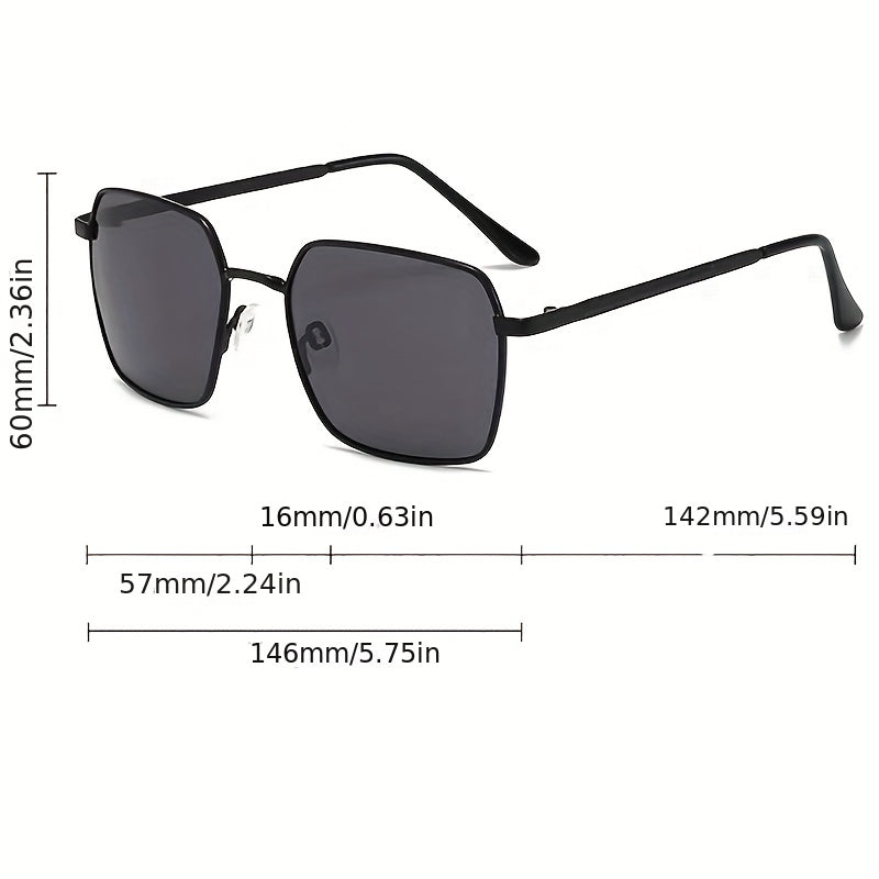 Men's Polarized Square Sunglasses UV Protection