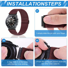 CHINBER Elastic Bands for Galaxy Watch 7 6 5 4 40mm 44mm 42mm