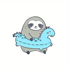 Sloth Enamel Lapel Pin Animal Badge for Clothes and Bags