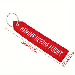 Remove Before Flight Lanyard Keychain Bag Wallet Car Key Chain Pendant
