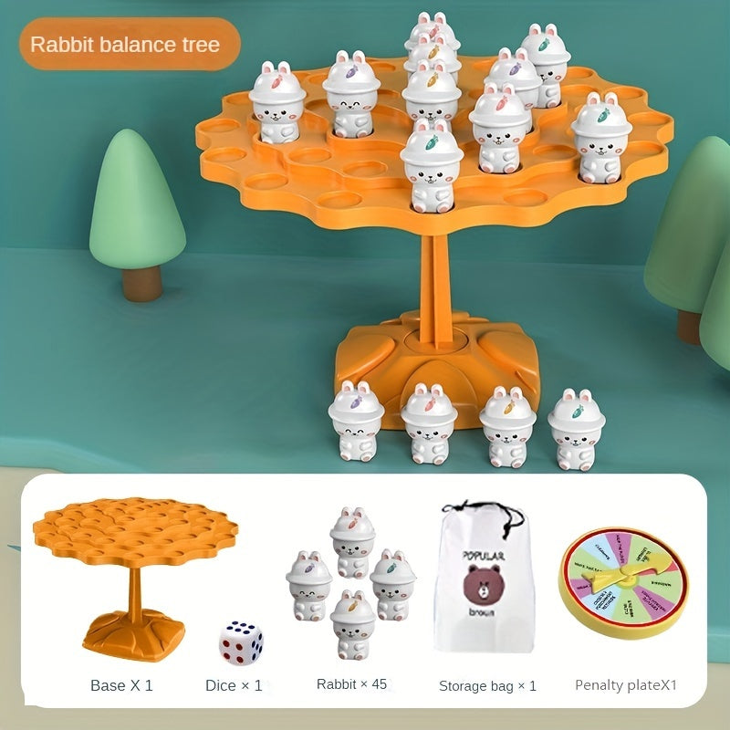 Rabbit Balance Tree Jenga Toys for Parent Child Education