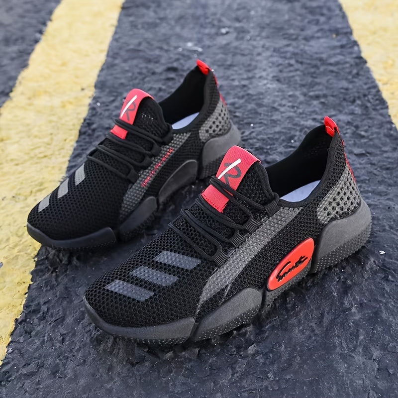 Men's Mesh Lace up Sneakers Athletic Shoes