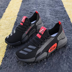 Men's Mesh Lace up Sneakers Athletic Shoes
