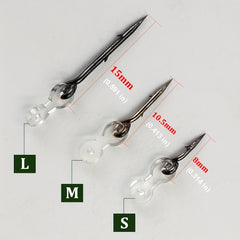 10pcs Metal Spike Bait Hook Set Fishing Tackle Accessories