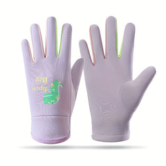 Cartoon Night Lighting Gloves for Winter Sports