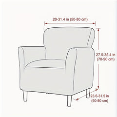 Waterproof Armchair Slipcover Elastic Band for Home Decor
