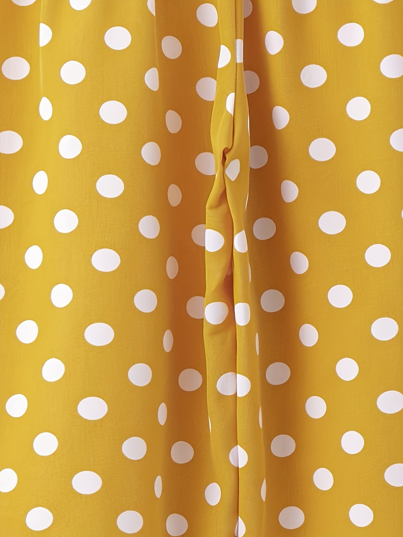 Girls High Elastic Polka Dot Wide Leg Trousers