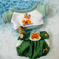 Doll Clothes T Shirt Pant Doll Accessories Suit for Plush Toys Dolls
