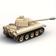 Rotatable Tracked Tank Building Block Model