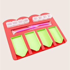 DIY Diamond Painting Tool Pen & Storage Tray Set