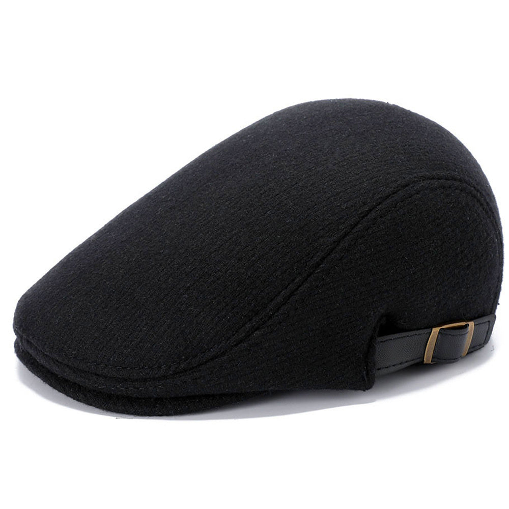Adjustable Wool Beret for Stylish and Warm Fall/Winter