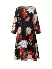 Women's Floral Print Maxi Dress