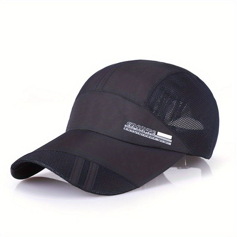 Men's Sun Visor Quick drying Cap Breathable Mesh Cap Anti-UV Sun Hat