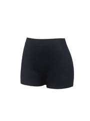 Colorblock Letter Print Skinny Shorts for Women