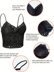 Lace Bralette Comfy & Stretch Bra Women's Lingerie